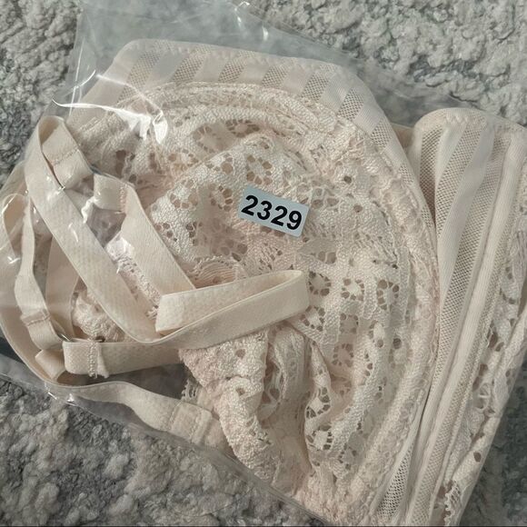 🏷️ 5 for $25 - ASOS Nude Lace Unlined Bra - Picture 8 of 8